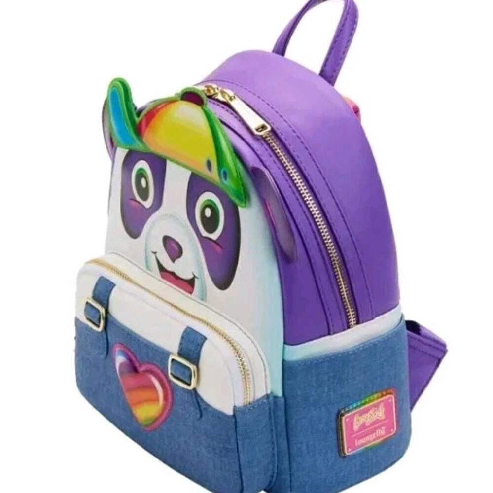 Loungefly Bag Lisa Frank Panda Painter Cosplay‎ Mini Backpack Exclusive - Picture 2 of 5